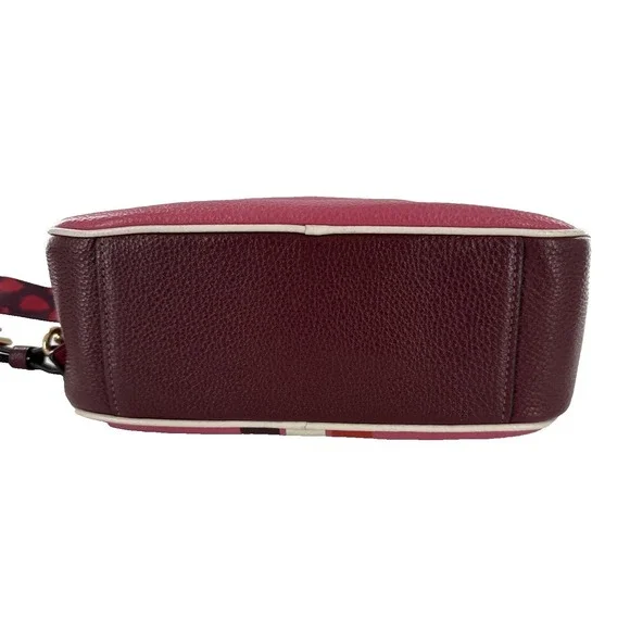 Coach Jes Colorblock Retro Stripe Crossbody Pink Stripe C4079